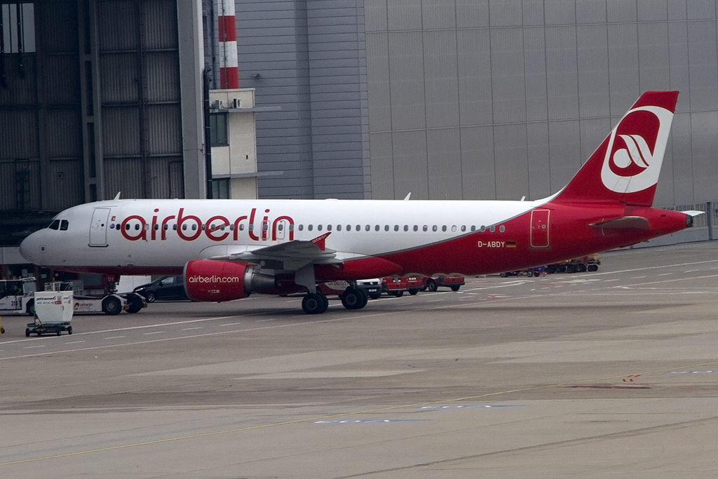 Air Berlin, D-ABDY, Airbus, A320-214, 08.10.2013, DUS, Düsseldorf, Germany 


