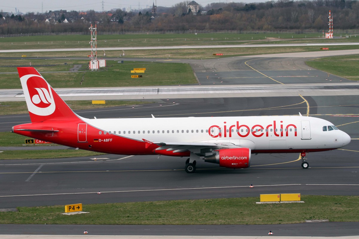 Air Berlin, D-ABFF, Airbus, A 320-214, 03.04.2015, DUS-EDDL, Düsseldorf, Germany