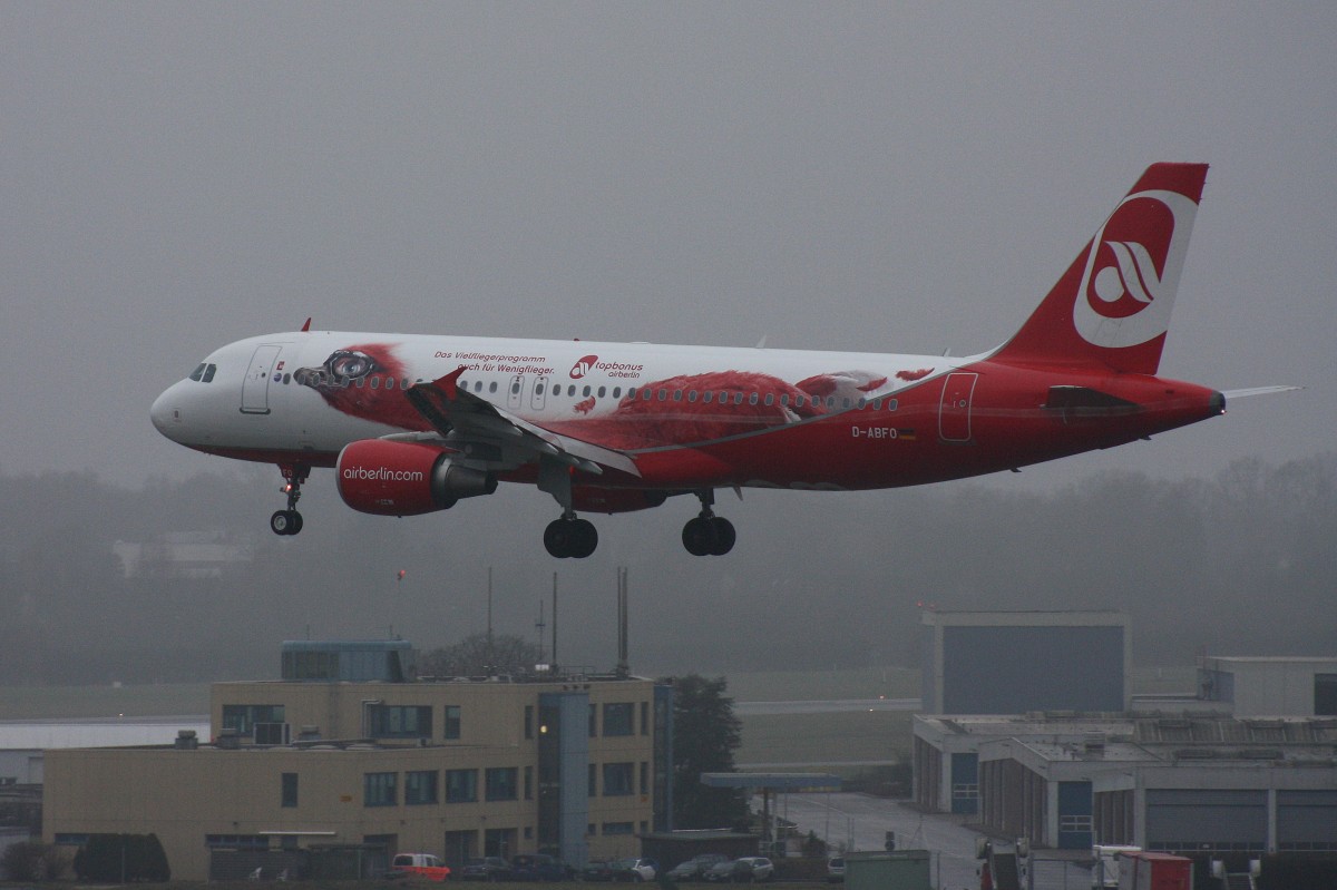 Air Berlin, D-ABFO, (c/n 4565), Airbus A 320-214, 01.02.2015, HAM-EDDH, Hamburg, Germany (Topbonus cs.)