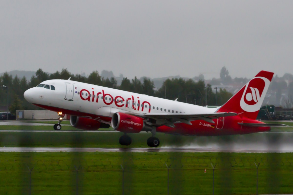Air Berlin, D-ABGN, Airbus, A 319-100, 12.9.2014, STR-EDDS, Stuttgart, Germany
