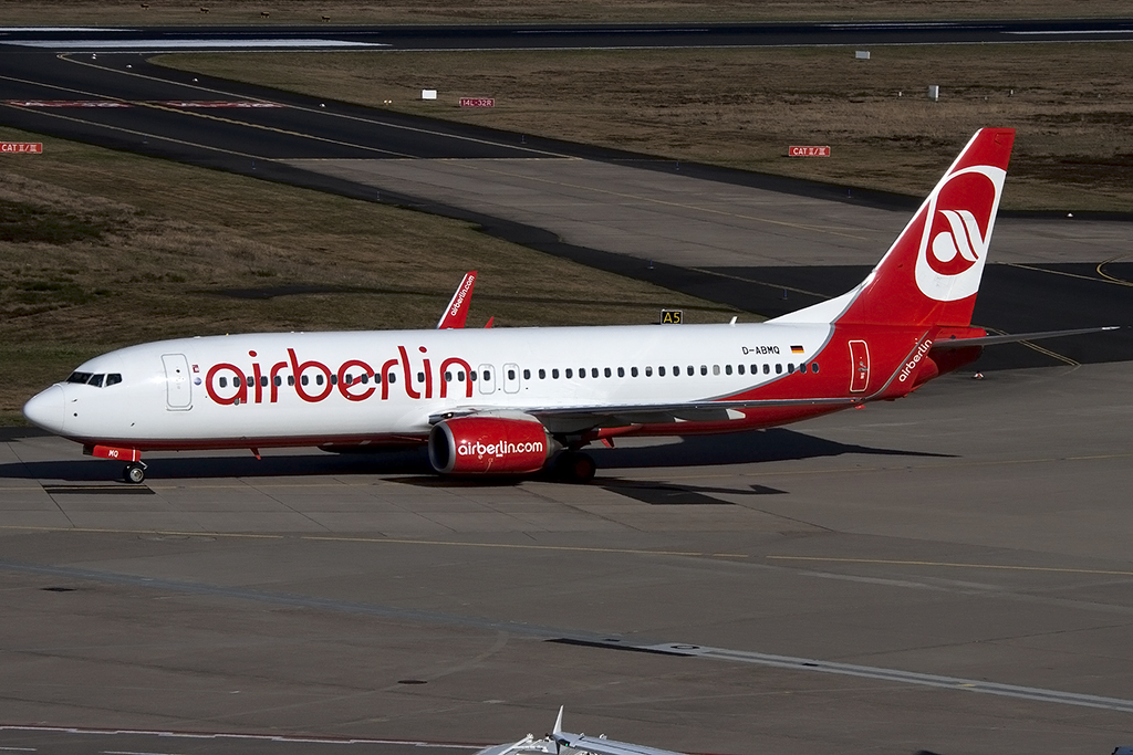 Air Berlin, D-ABMQ, Boeing, B737-86J, 12.04.2015, CGN, Köln/Bonn, Germany




