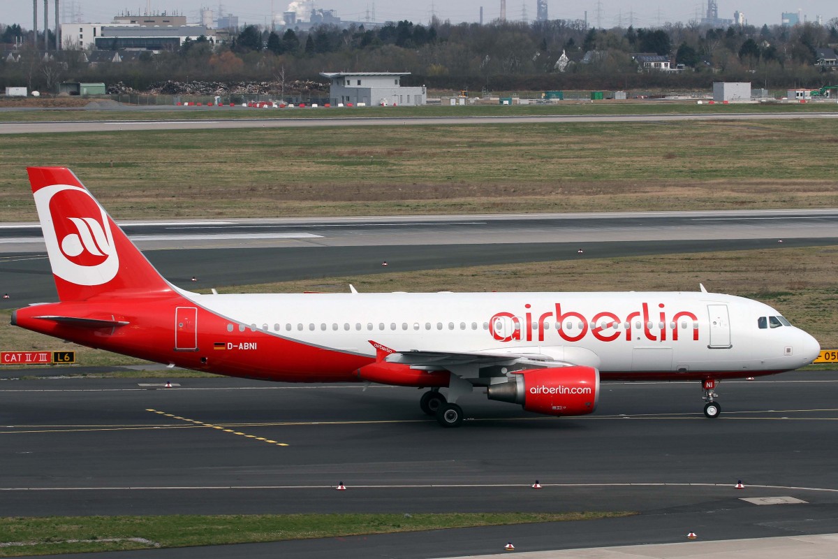 Air Berlin, D-ABNI, Airbus, A 320-214, 03.04.2015, DUS-EDDL, Düsseldorf, Germany