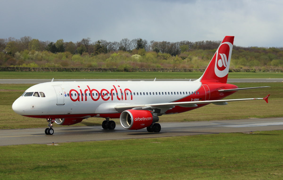 Air Berlin, D-ABNN,MSN 1889,Airbus A 320-214, 22.04.2017, HAM-EDDH, Hamburg, Germany 