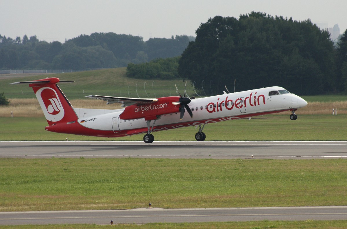 Air Berlin, D-ABQG, (c/n 4250), De Havilland Canada DHC -8-402Q Dash 8,14.07.2015, HAM-EDDH, Hamburg, Germany 