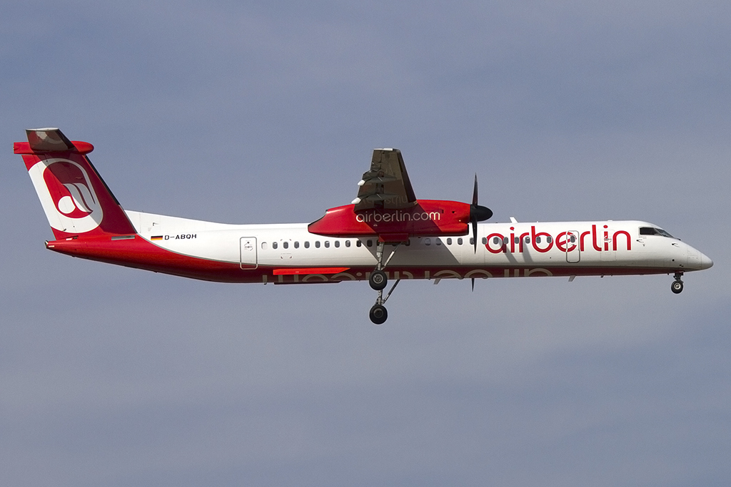 Air Berlin, D-ABQH, deHavilland, DHC-8-402Q, 28.09.2013, FRA, Frankfurt, Germany



