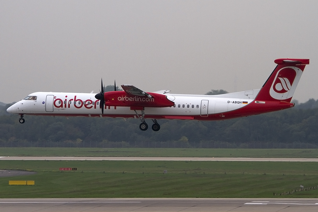 Air Berlin, D-ABQH, deHavilland, DHC-8-402Q, 08.10.2013, DUS, Düsseldorf, Germany 



