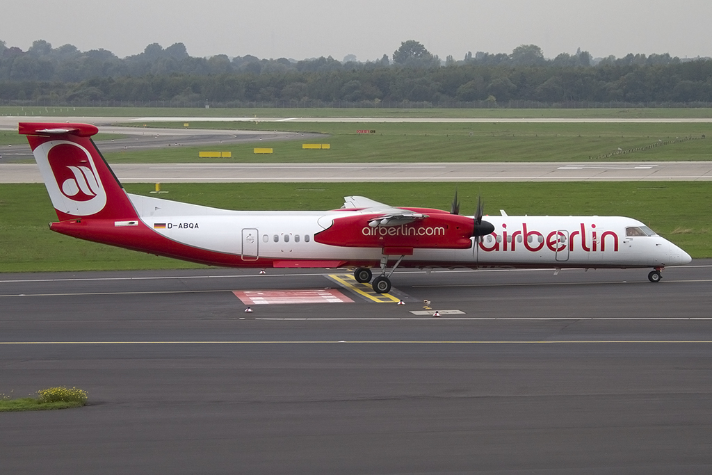 Air Berlin, D-ABQI, deHavilland, DHC-8-402Q, 08.10.2013, DUS, Düsseldorf, Germany 



