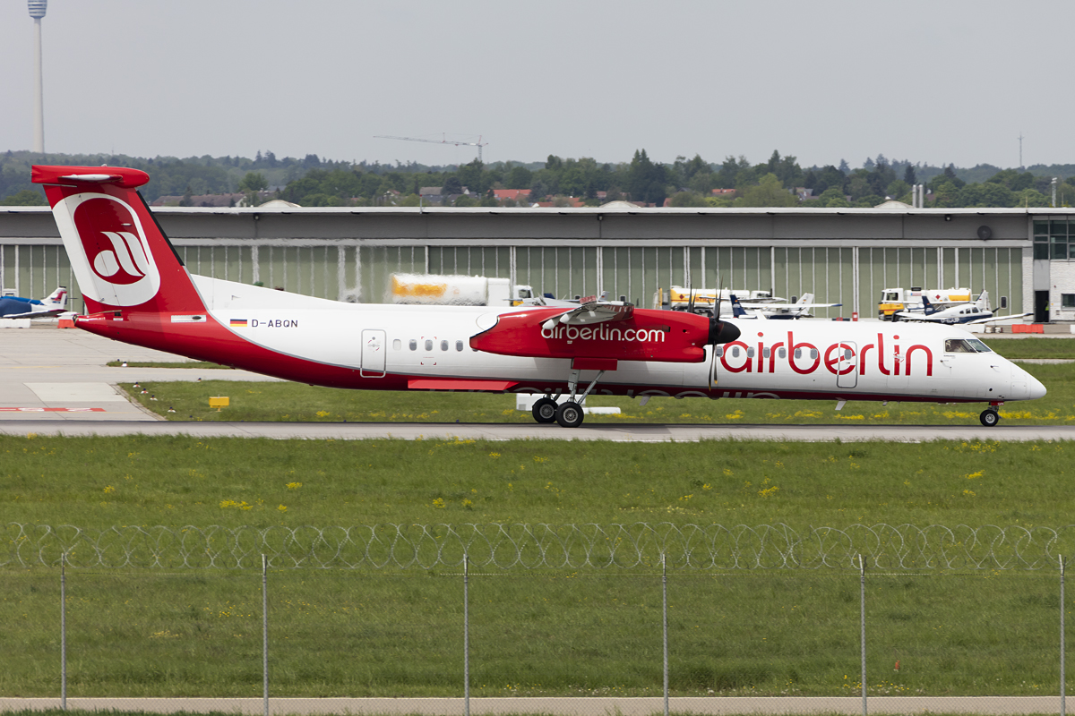 Air Berlin, D-ABQN, Bombardier, DHC-8 402Q, 11.05.2016, STR, Stuttgart, Germany



