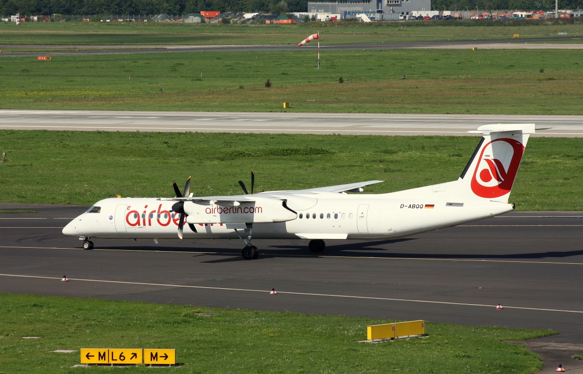 Air Berlin, D-ABQQ, (c/n 4198),De Havilland Canada DHC -8-402Q Dash 8, 09.09.2015, DUS-EDDL, Düsseldorf, Germany 