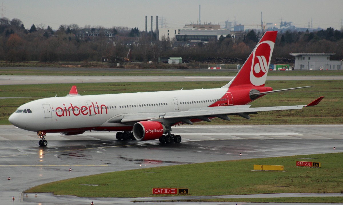 Air Berlin, D-ABXB,(c/n 322),Airbus A 330-223,  20.02.2016, DUS-EDDL, Düsseldorf, Germany 
