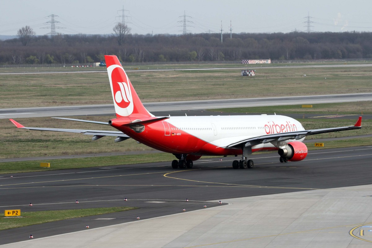 Air Berlin, D-ABXC, Airbus, A 330-223, 03.04.2015, DUS-EDDL, Düsseldorf, Germany