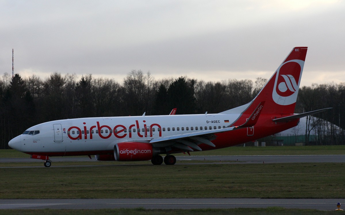 Air Berlin, D-AGEC,(c/n 36118),Boeing 737-76J (WL), 02.04.2015, HAM-EDDH, Hamburg, Germany 