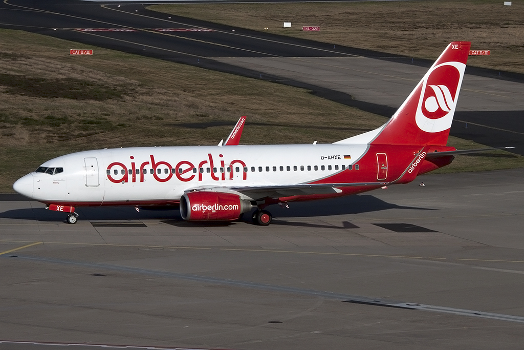 Air Berlin, D-AHXE, Boeing, B737-7K5, 12.04.2015, CGN, Köln/Bonn, Germany




