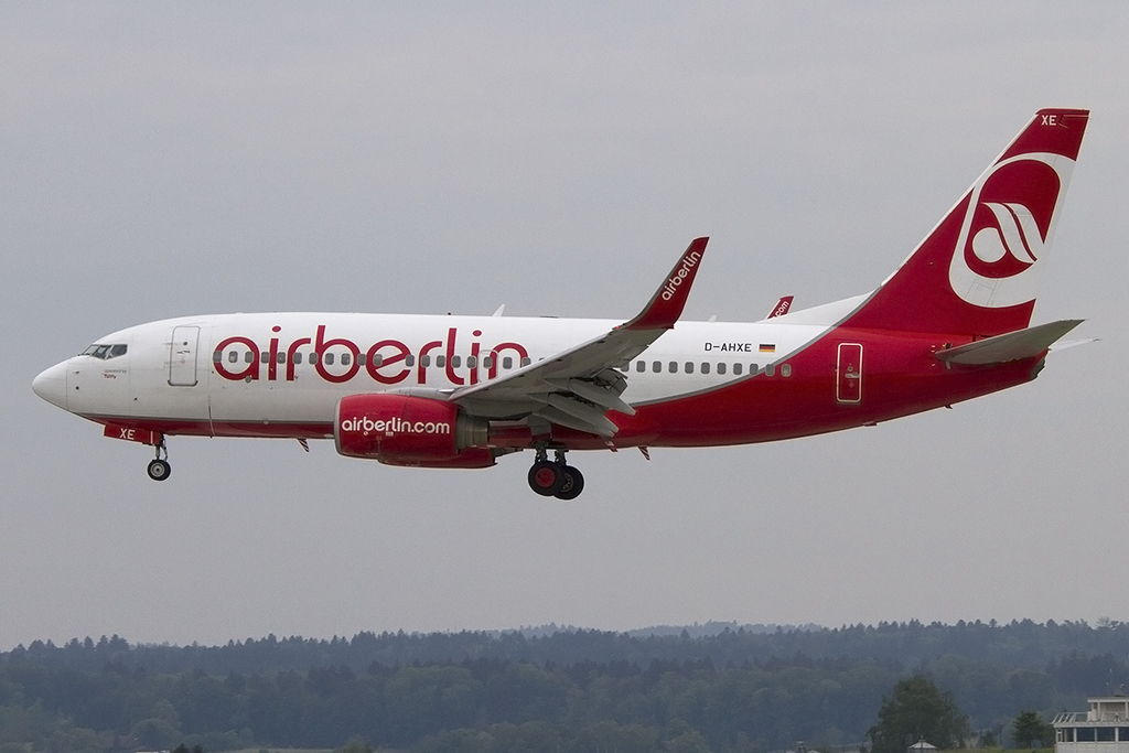 Air Berlin, D-AHXE, Boeing, B737-7K5, 24.05.2015, ZRH, Zürich, Switzerland 



