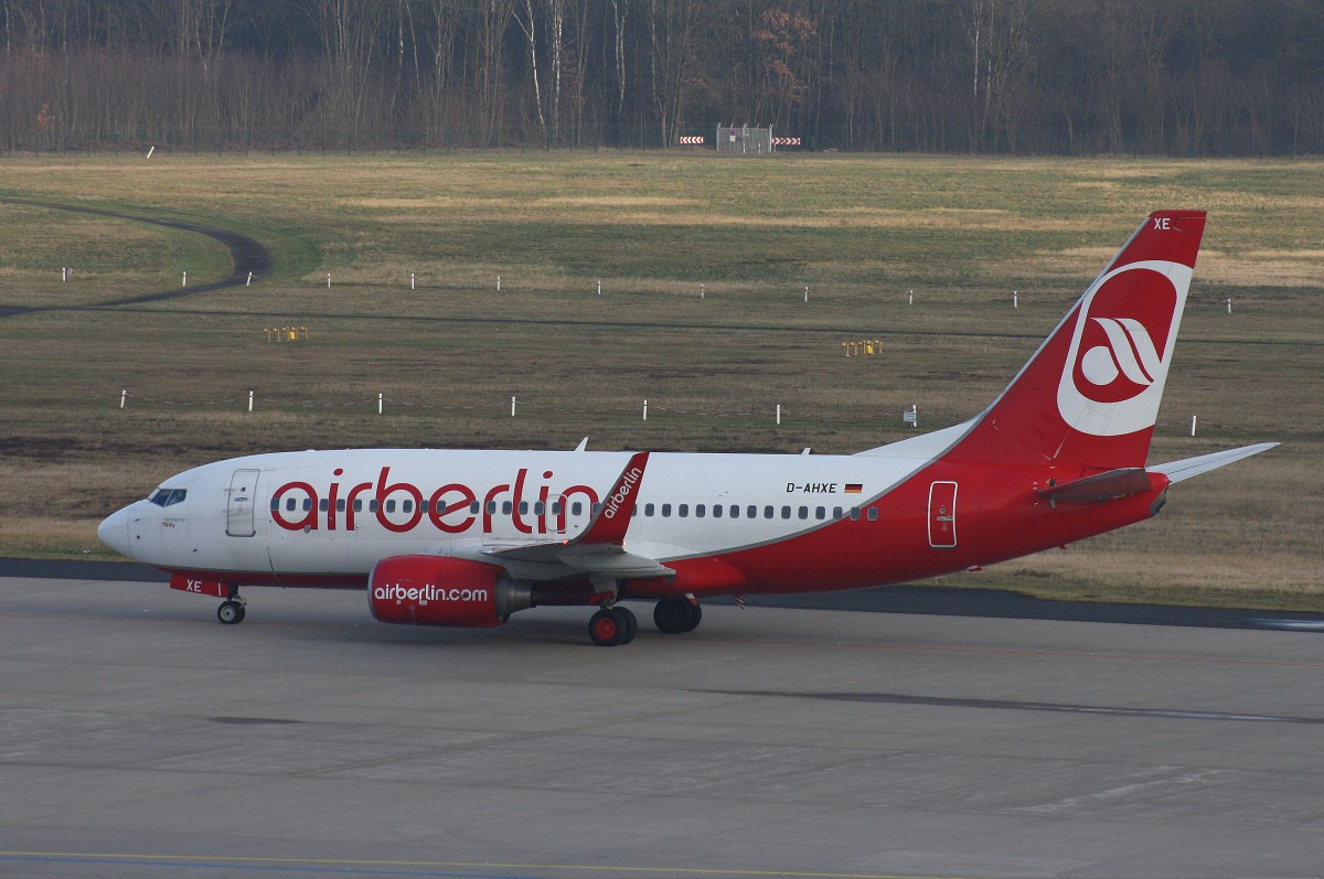 Air Berlin, D-AHXE, (c/n 35135),Boeing 737-7K5 (WL), 17.01.2015, CGN-EDDK, Köln /Bonn, Germany 