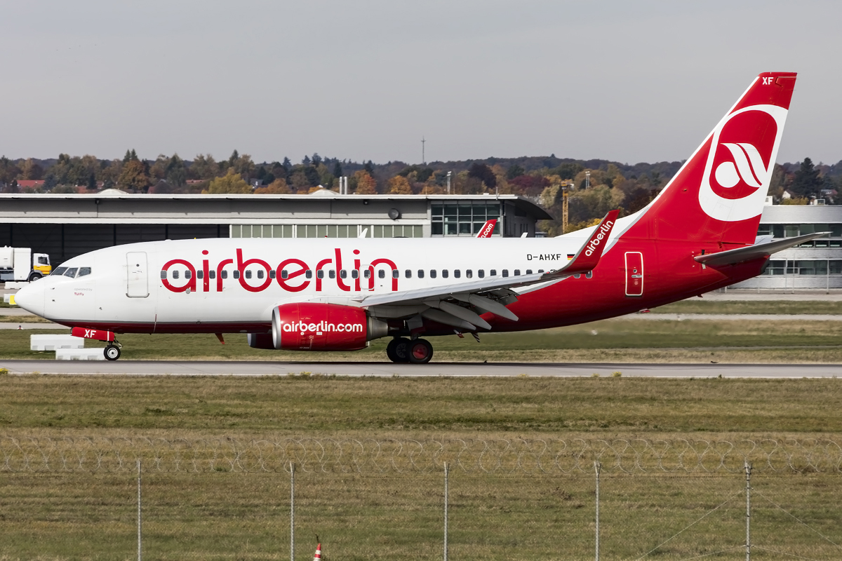 Air Berlin, D-AHXF, Boeing, B737-7K5, 24.10.2015, STR, Stuttgart, Germany



