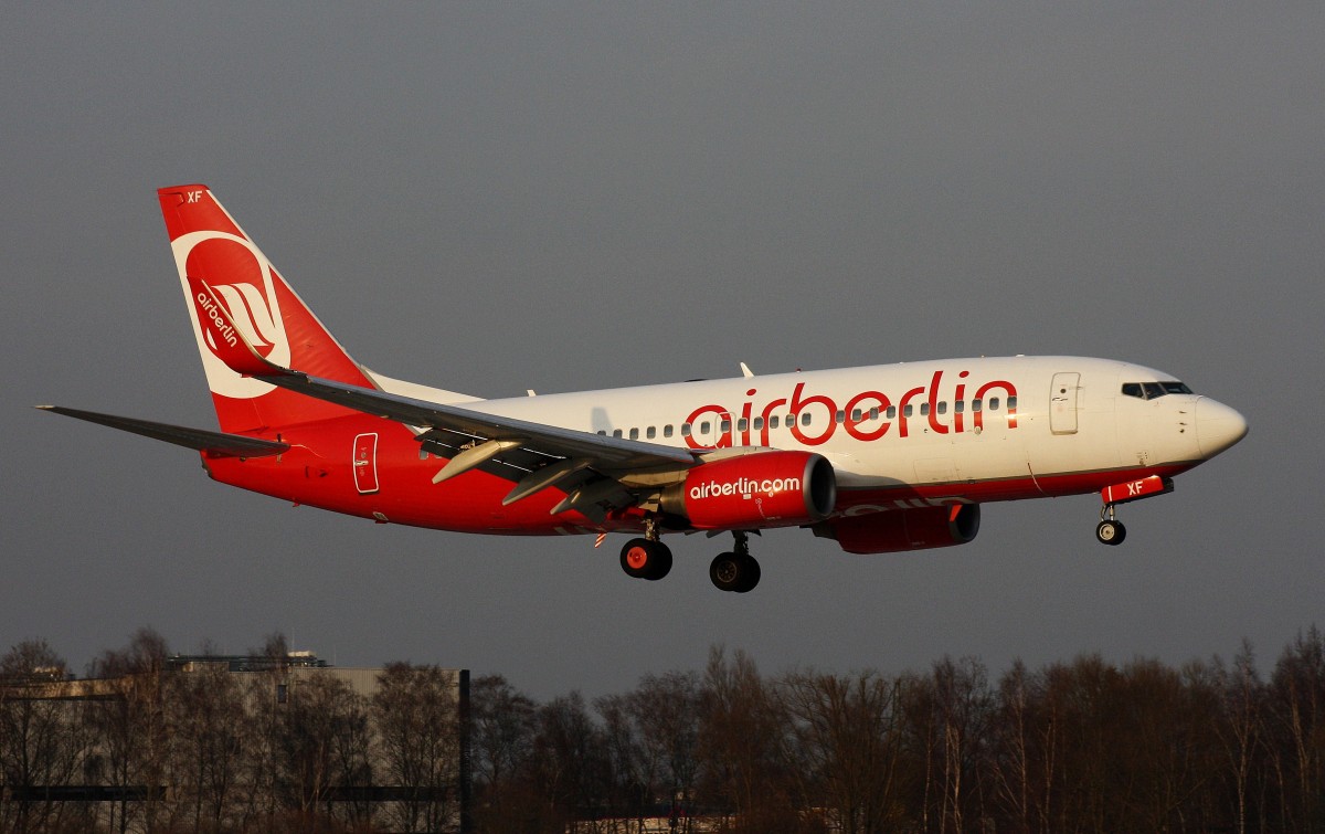 Air Berlin, D-AHXF,(c/n 35136), Boeing 737-7K5(WL), 18.03.2015, HAM-EDDH, Hamburg, Germany 