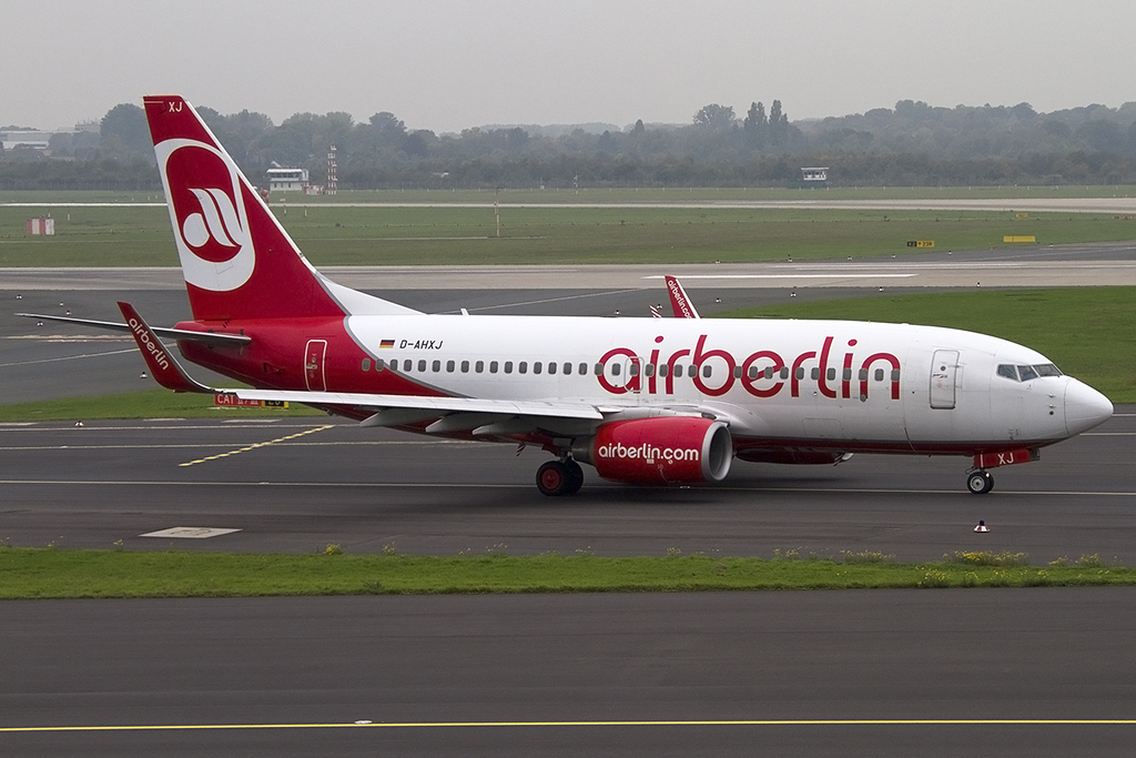 Air Berlin, D-AHXJ, Boeing, B737-7K5, 08.10.2013, DUS, Düsseldorf, Germany 



