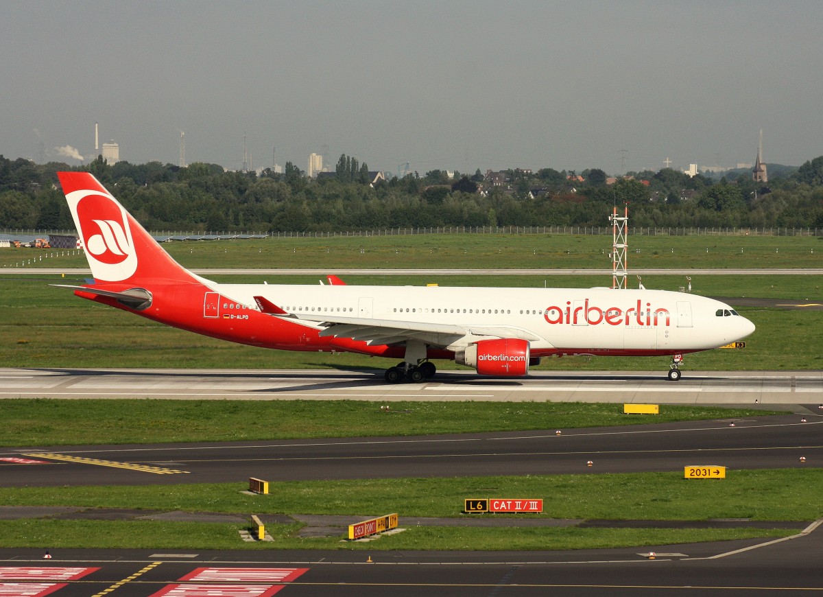 Air Berlin, D-ALPD, (c/n 454),Airbus A 330-223, 09.09.2015, DUS-EDDL, Düsseldorf, Germany 