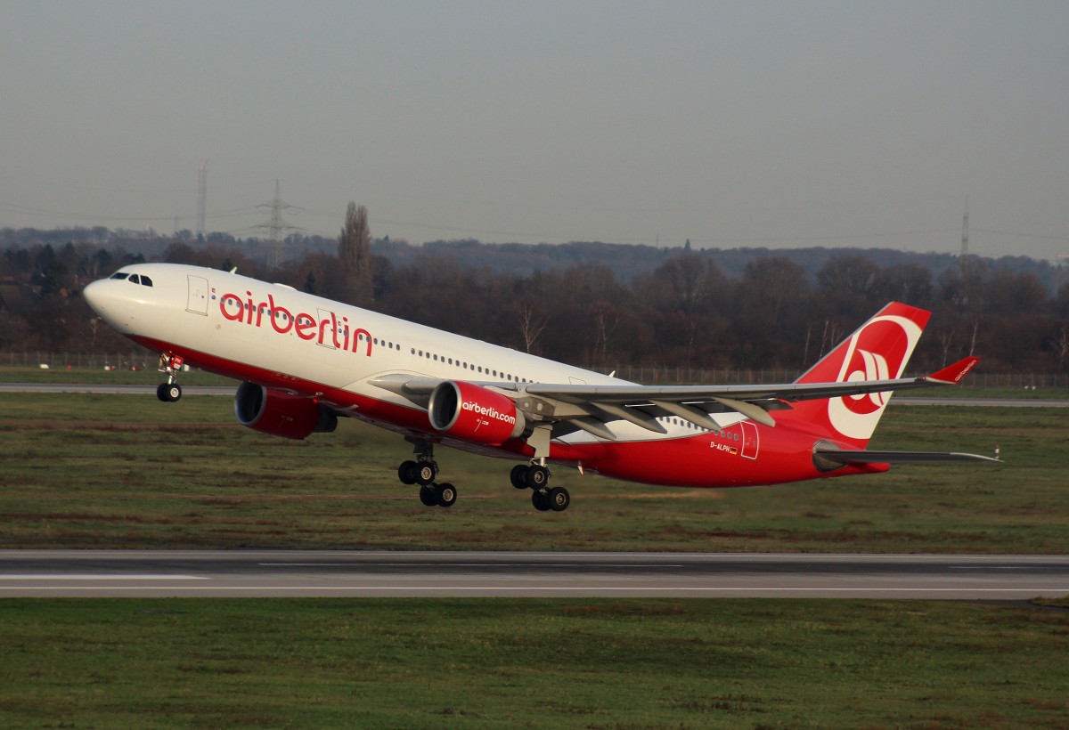 Air Berlin, D-ALPH,(C/N 739),Airbus A 330-223,27.12.2015,DUS-EDDL, Düsseldorf, Germany 