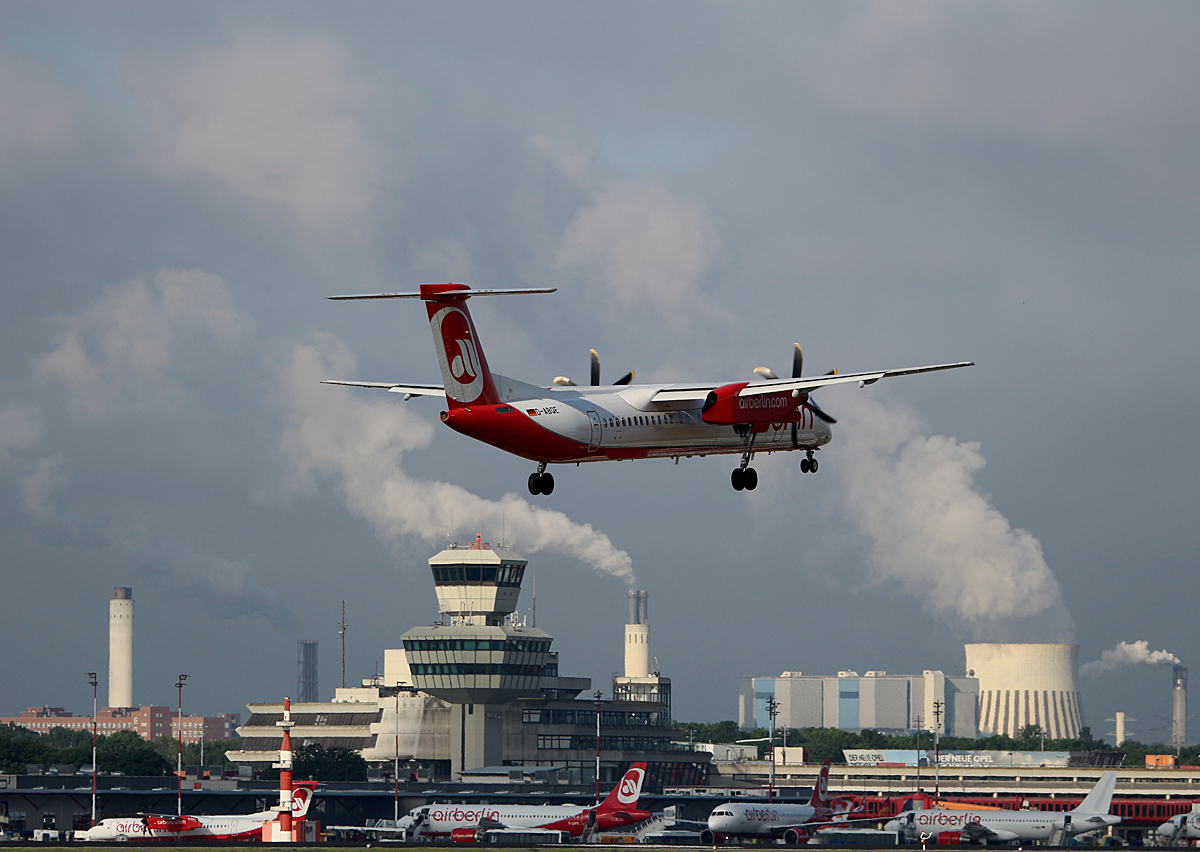 Air Berlin, DHC-8-402Q, D-ABQE, TXL, 25.05.2017