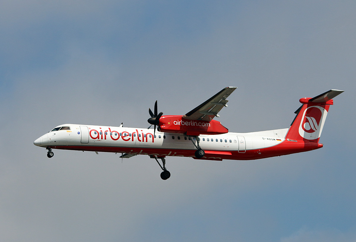 Air Berlin, DHC-8-402Q, D-ABQM, TXL, 26.05.2017