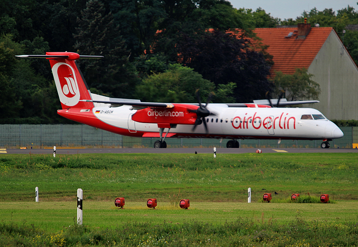Air Berlin, DHC-8-402Q, D-ABQM, TXL, 12.09.2017