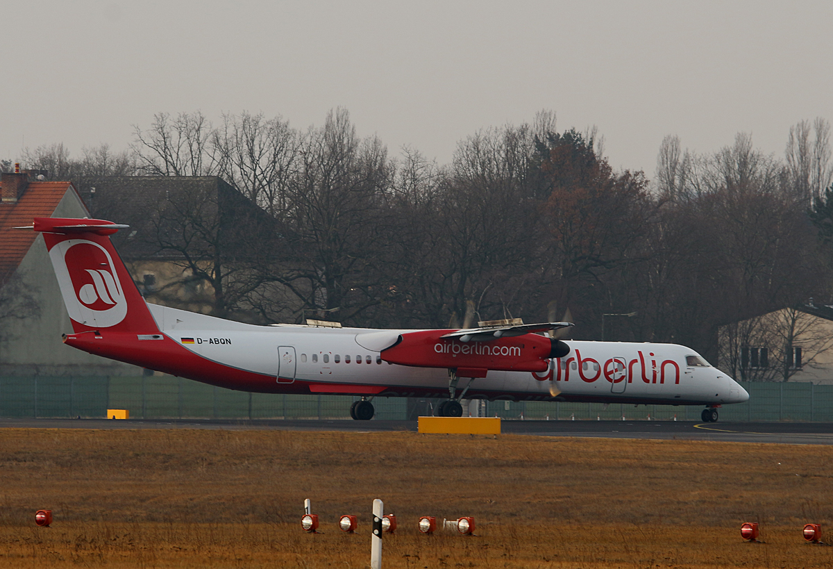 Air Berlin, DHC-8-402Q, D-ABQN, TXL, 19.02.2017