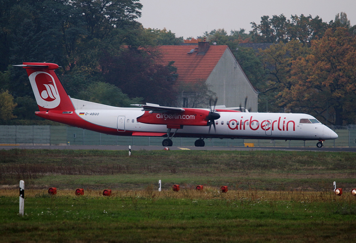 Air Berlin, DHC-8-402Q, D-ABQO, TXL, 23.10.2016