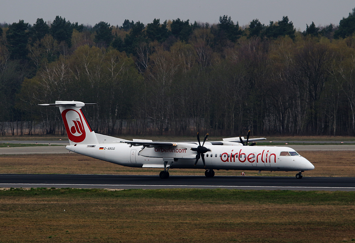 Air berlin, DHC-8-402Q, D-ABQQ, TXL, 10.04.2016
