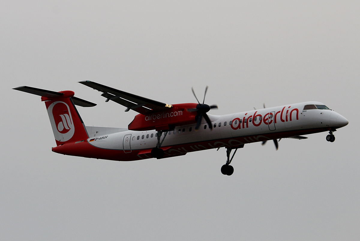 Air Berlin, DHC-8-402Q, D-ABQR, TXL, 19.02.2017