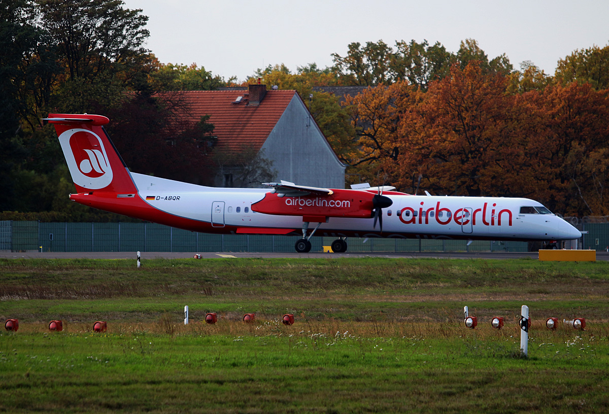 Air Berlin, DHC-8-402Q, D-ABQR, TXL, 29.10.2016