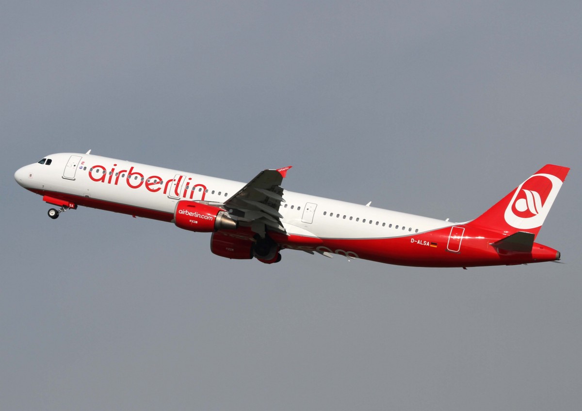 Air Berlin (ex LTU), D-ALSA, Airbus, A 321-200, 02.04.2014, DUS-EDDL, Dsseldorf, Germany