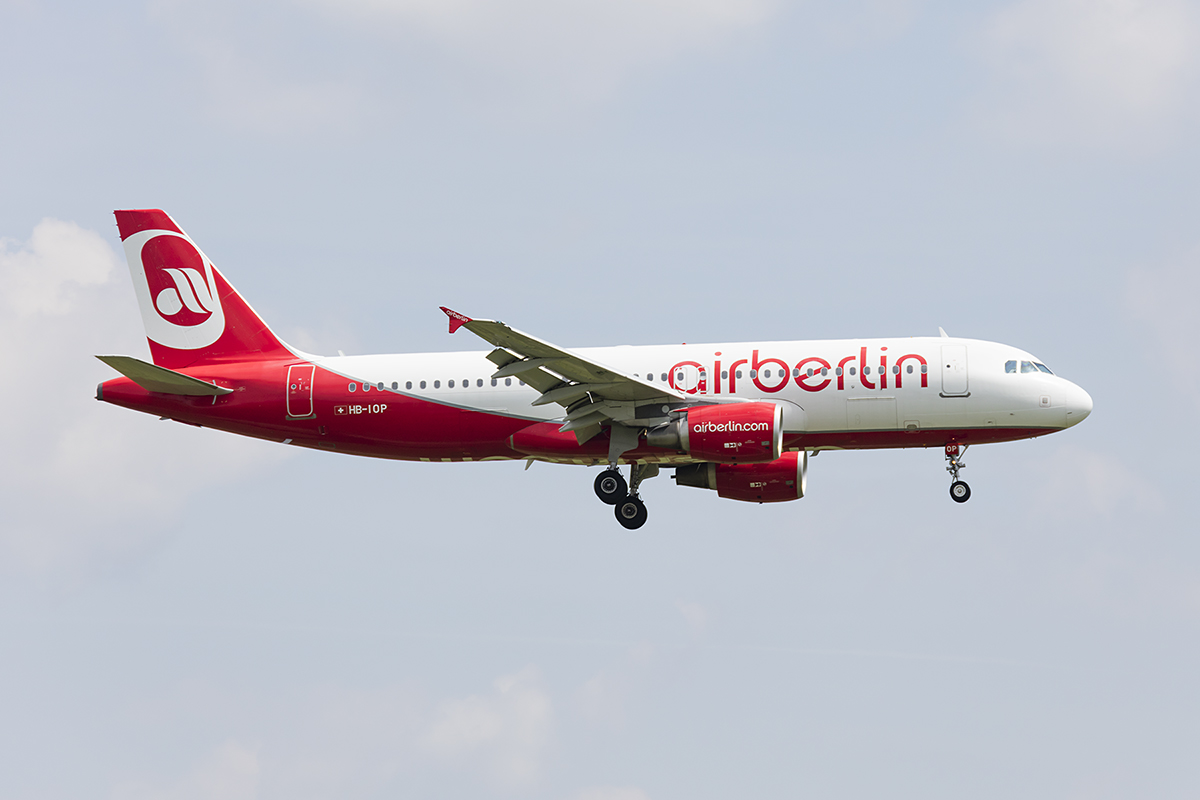 Air Berlin, HB-IOP, Airbus, A320-214, 25.05.2017, ZRH, Zürich, Switzerland 



