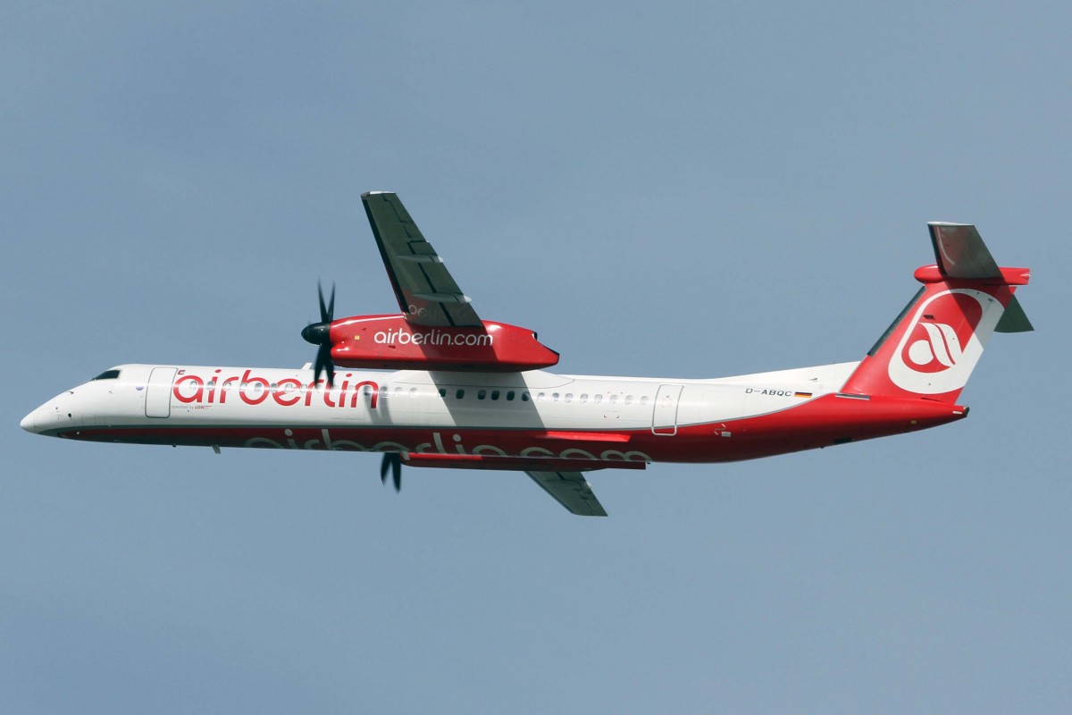 Air Berlin (op. LGW), D-ABQC, Bombardier, Dash 8 Q-402, 03.04.2015, DUS-EDDL, Düsseldorf, Germany