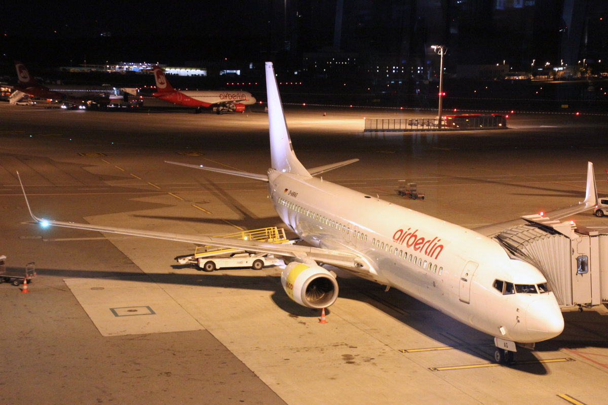 Air Berlin (Operated by TUIfly), D-ABAG, Boeing 737-86J, 29.September 2016, ZRH Zürich, Switzerland.