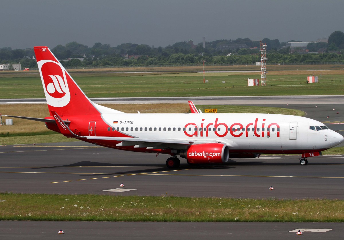 Air Berlin (TUIfly), D-AHXE, Boeing, 737-700 wl, 01.07.2013, DUS-EDDL, Dsseldorf, Germany 