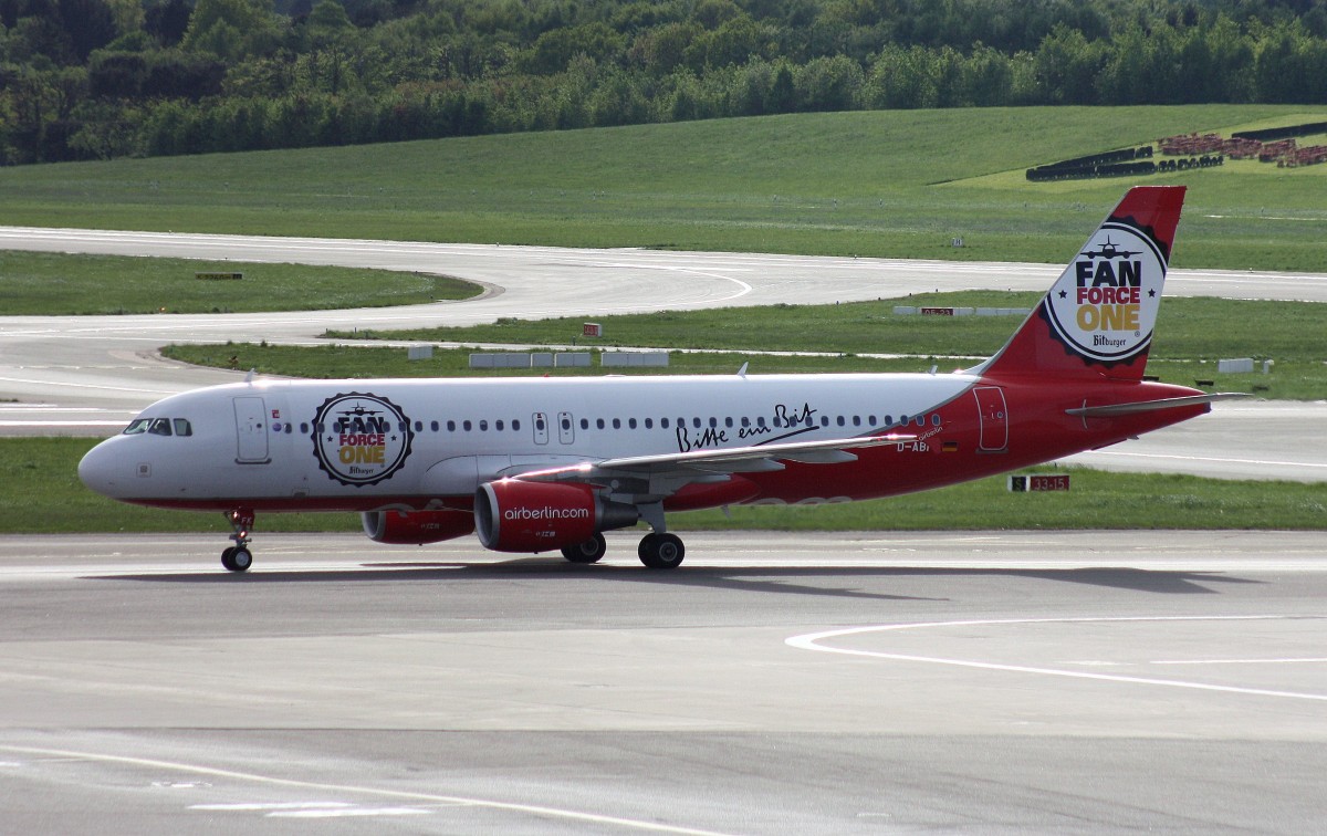 Air Berlin,D-ABFK,(c/n 4433),Airbus A320-214,02.05.2014,HAM-EDDH,Hamburg,Germany(cs BItburger Fan Force One)