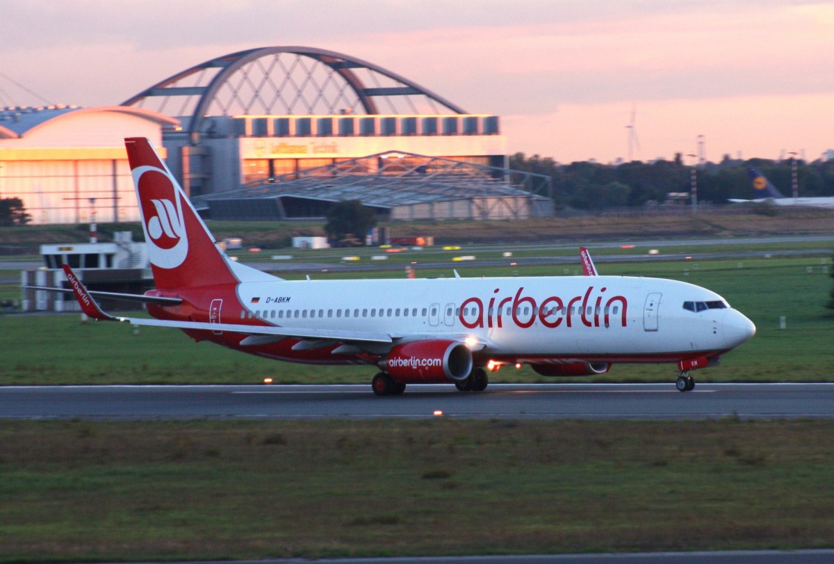 Air Berlin,D-ABKM,(c/n37755),Boeing 737-86J(WL),26.09.2013,HAM-EDDH,Hamburg,Germany