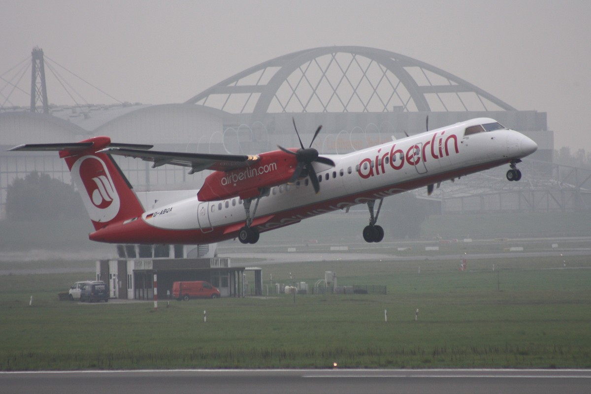 Air Berlin,D-ABQA,(c/n 4223),De Havilland Canada DHC-8-402Q Dash 8,02.10.2014,HAM-EDDH,Hamburg,Germany