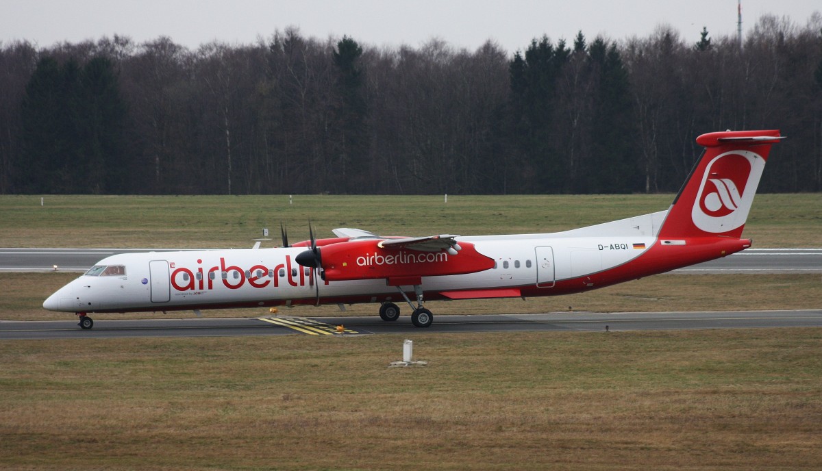 Air Berlin,D-ABQI,(c/n4264),De Havilland Canada DHC-8-402Q Dash 8,01.03.2014,HAM-EDDH,Hamburg,Germany