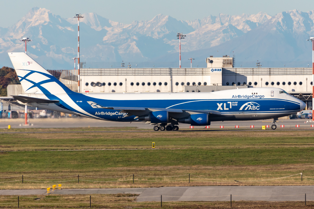 Air Bridge Cargo, VP-BIK, Boeing, B747-46N-ER-F, 06.11.2021, MXP, Mailand, Italy