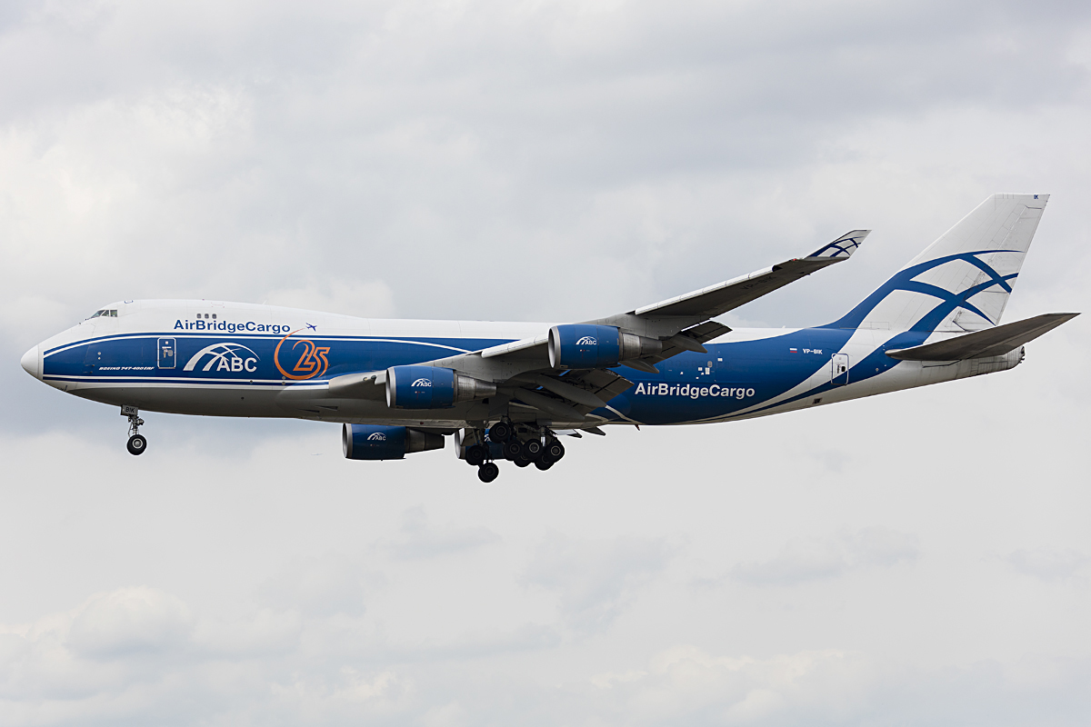Air Bridge Cargo, VP-BIK, Boeing, B747-46N-ER-F, 21.05.2016, FRA, Frankfurt, Germany 




