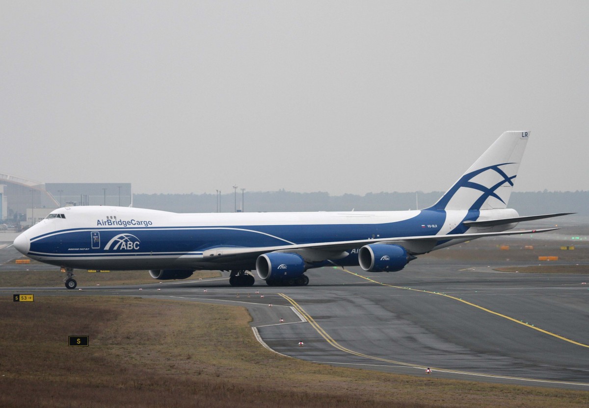 Air Bridge Cargo, VQ-BLR, Boeing, 747-8HVF, 23.01.2014, FRA-EDDF, Frankfurt, Germany