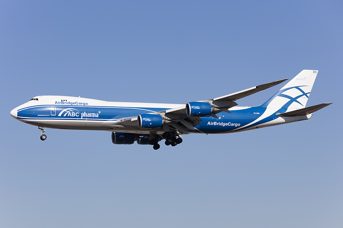 Air Bridge Cargo, VQ-BRH, Boeing, B747-8HVF, 14.10.2018, FRA, Frankfurt, Germany 



