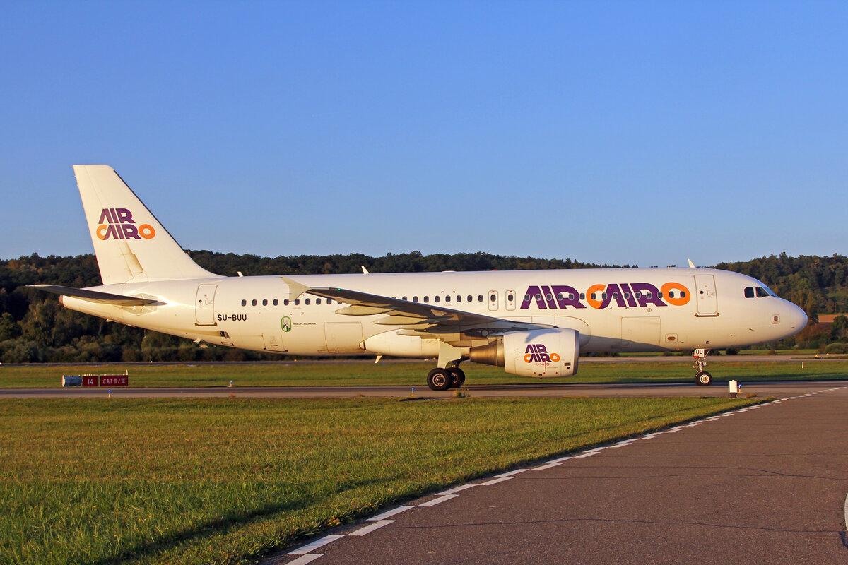 Air Cairo, SU-BUU, Airbus A320-214, msn: 4294, 23.August 2024, ZRH Zürich, Switzerland.