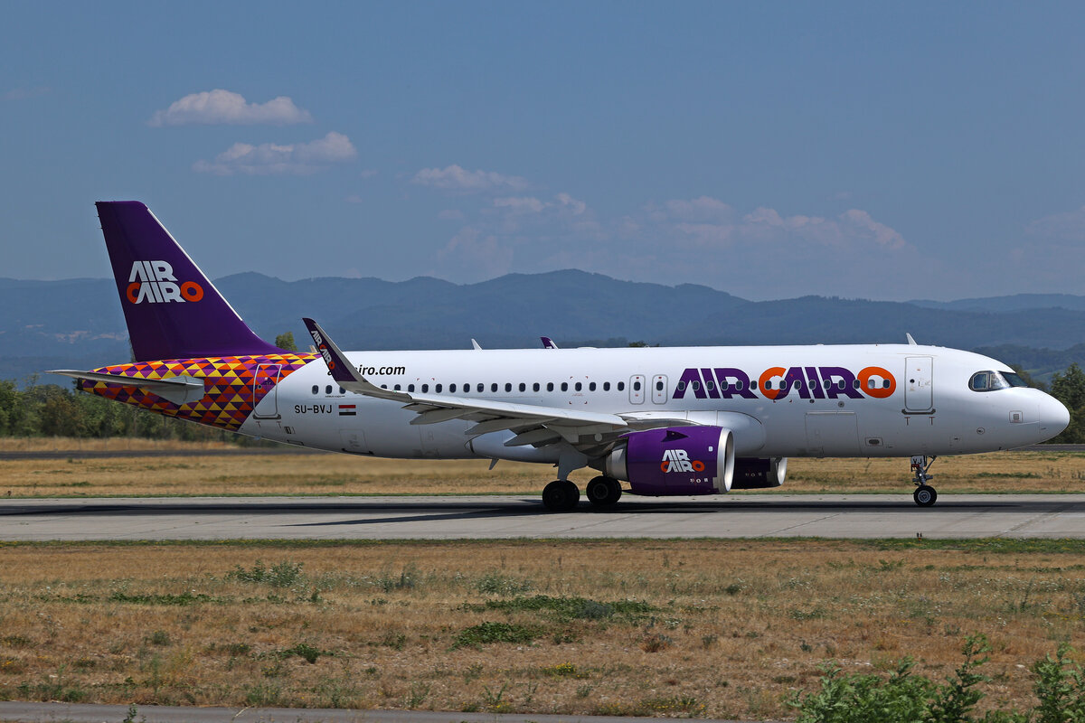 Air Cairo, SU-BVJ, Airbus A320-251N, msn: 11218, 29.Juli 2026, BSL Basel - M�hlhausen, Switzerland.