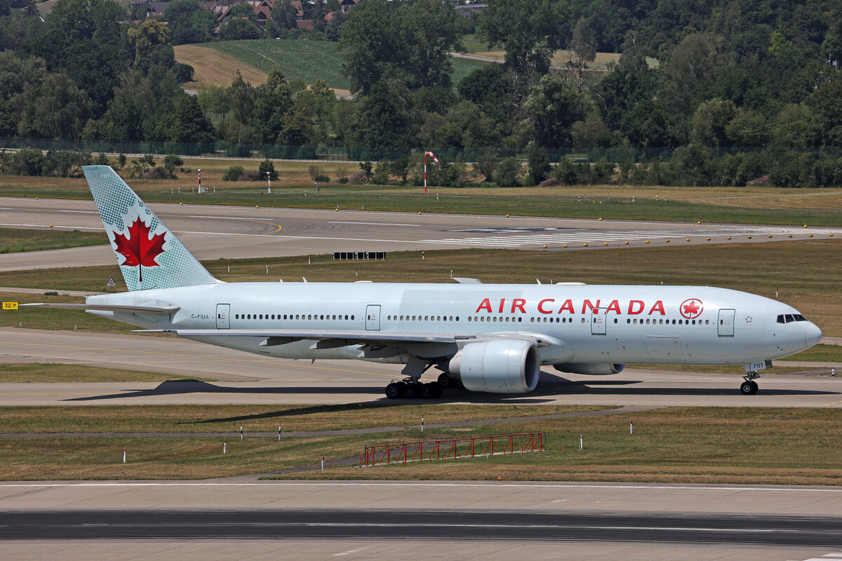 Air Canada, C-FIUA, Boeing B777-233ER, msn: 35239/640, 19.Juni 2026, ZRH Z�rich, Switzerland.