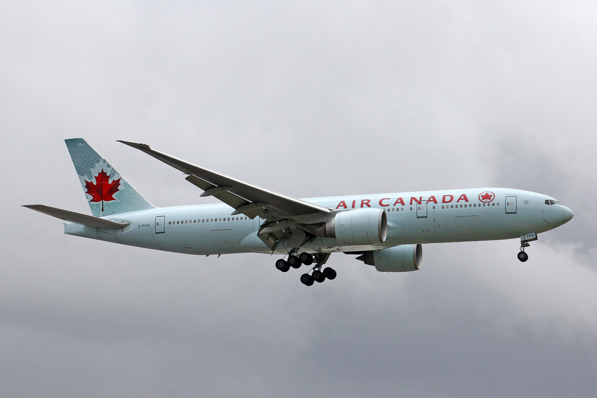 Air Canada, C-FIVK, Boeing 777-233LR, 01.Juli 2016, LHR London Heathrow, United Kingdom.