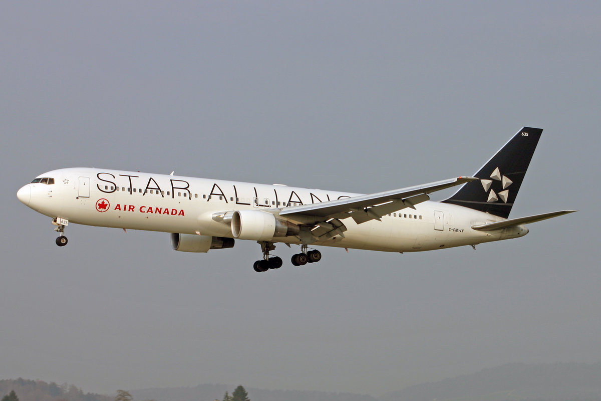 Air Canada, C-FMWY, Boeing B767-333ER, msn: 25587/604, 20.April 2006, ZRH Zürich, Switzerland.